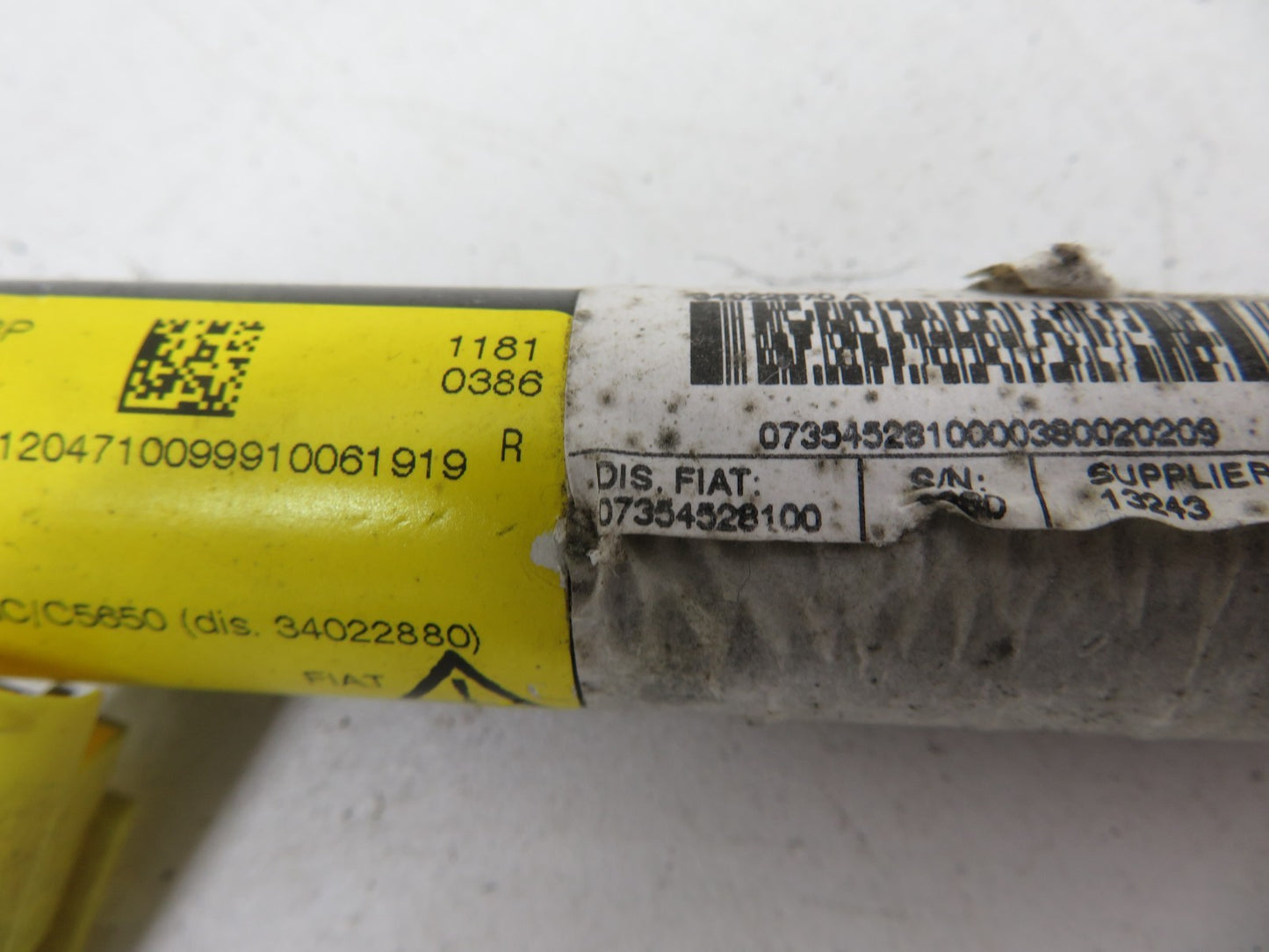 FIAT 500 OS DRIVER SEAT BELT TENSIONER 07354528100 2007-2012 1854-5