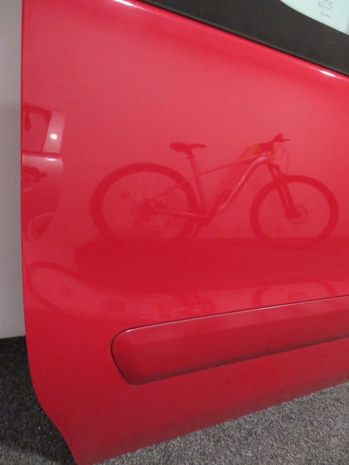 CITROEN BERLINGO OS DRIVER REAR SLIDING DOOR RED MULTISPACE 2008-2018