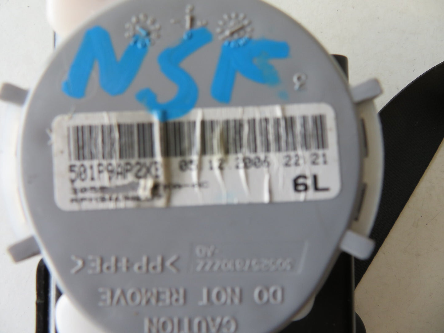 TOYOTA YARIS MK2 NSF PASSENGER SEAT BELT 3DR 73220-0D160 2006-2011 AMS1159