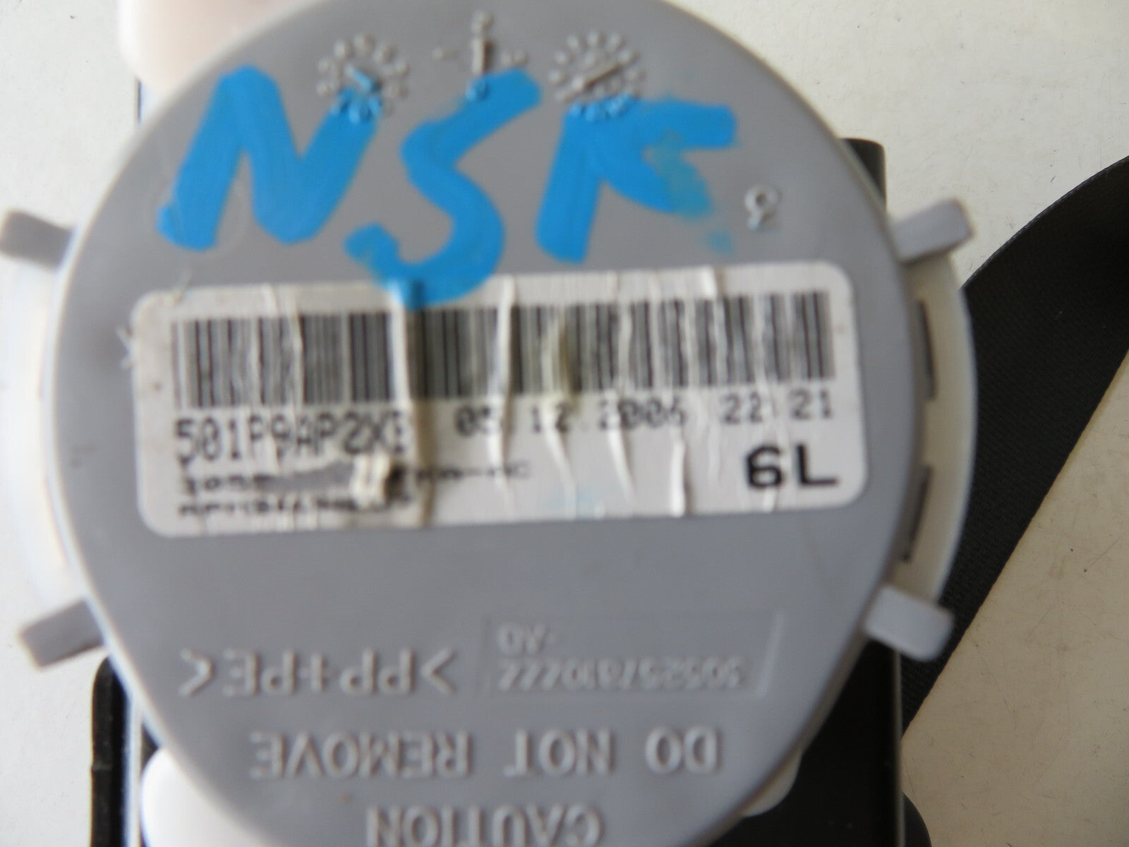 TOYOTA YARIS MK2 NSF PASSENGER SEAT BELT 3DR 73220-0D160 2006-2011 AMS1159