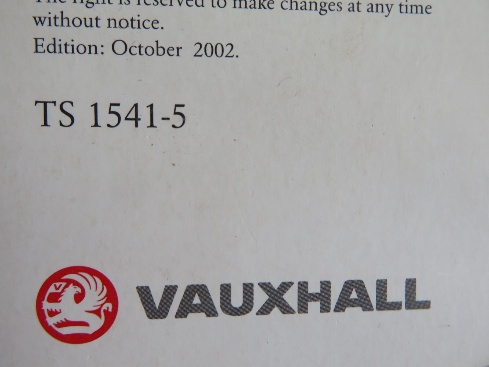 VAUXHALL CORSA C OWNERS MANUAL WITH FOLDER 2000-2006 HM4-4