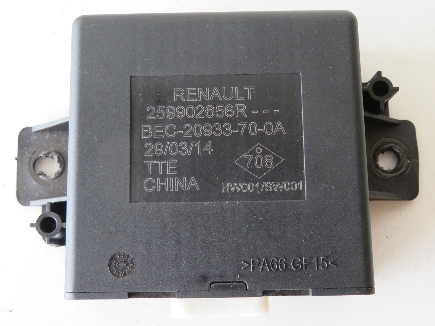 RENAULT TWINGO BODY CONTROL MODULE 259902656r 2014-2017 AMS1558