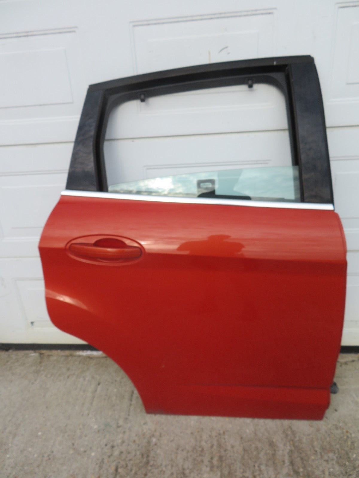 FORD CMAX C MAX OSR DRIVER REAR DOOR IN ORANGE 2010-2015 (SEE PHOTOS)