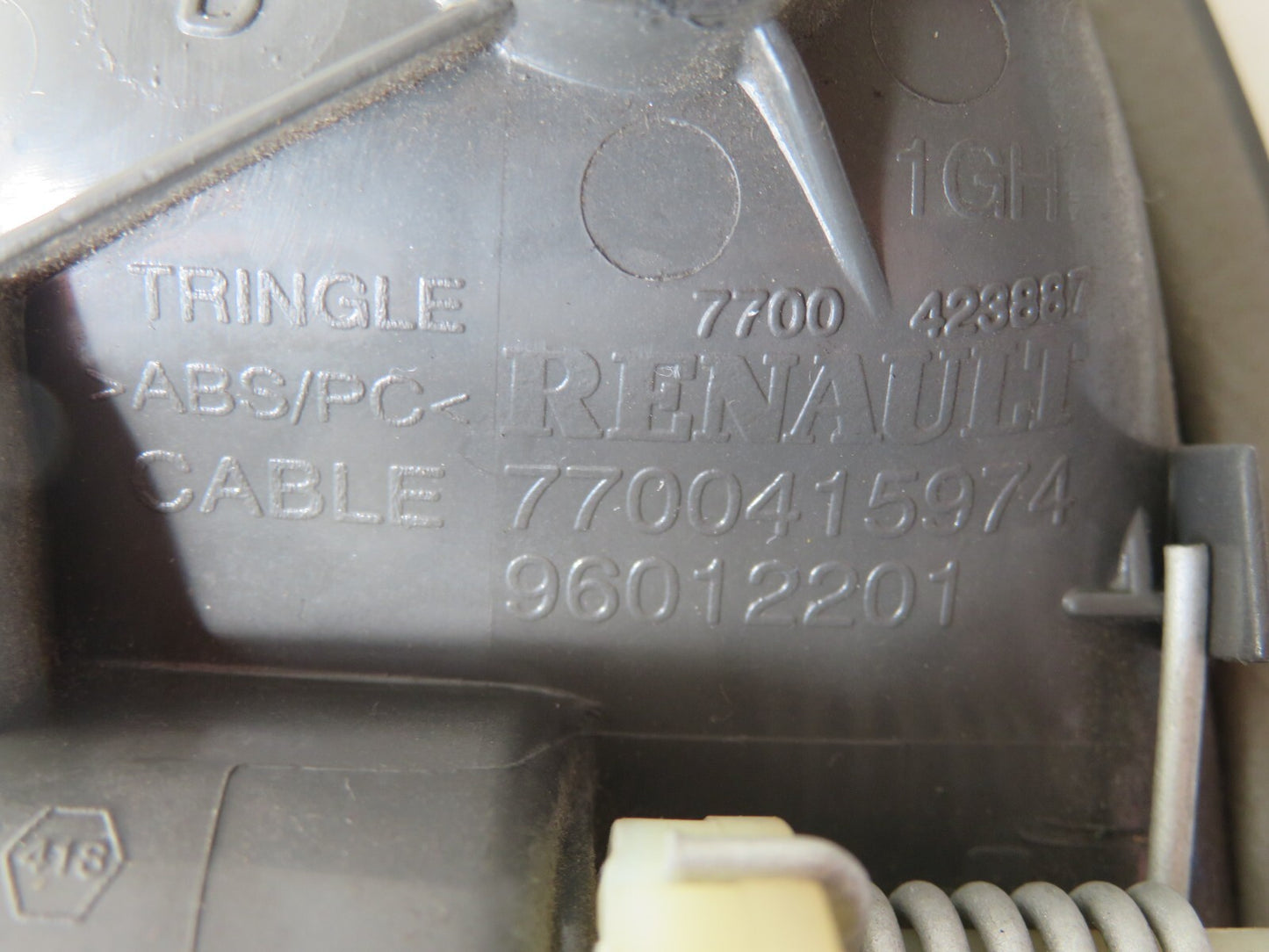 RENAULT SCENIC MK1 NS PASSENGER INTERIOR DOOR HANDLE 96012201 1999-03 AMS1523-1