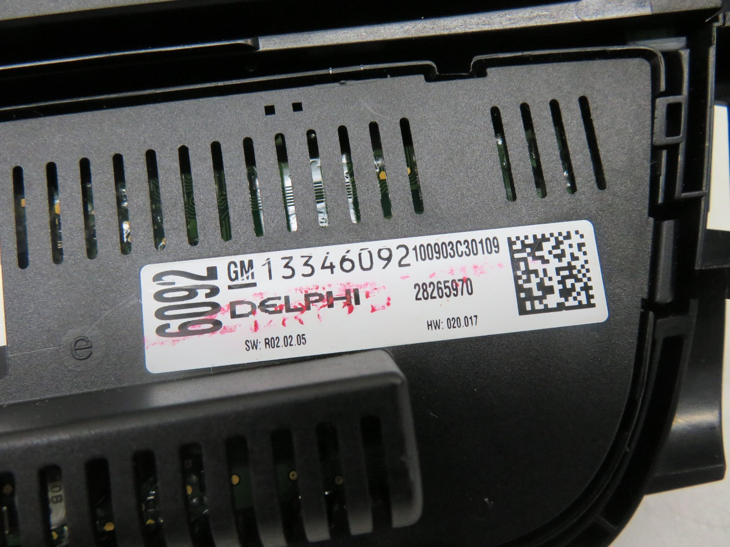 VAUXHALL MERIVA HEATER CLIMATE 13346092 RADIO CONTROL 13346043 2003-2010 1511-5