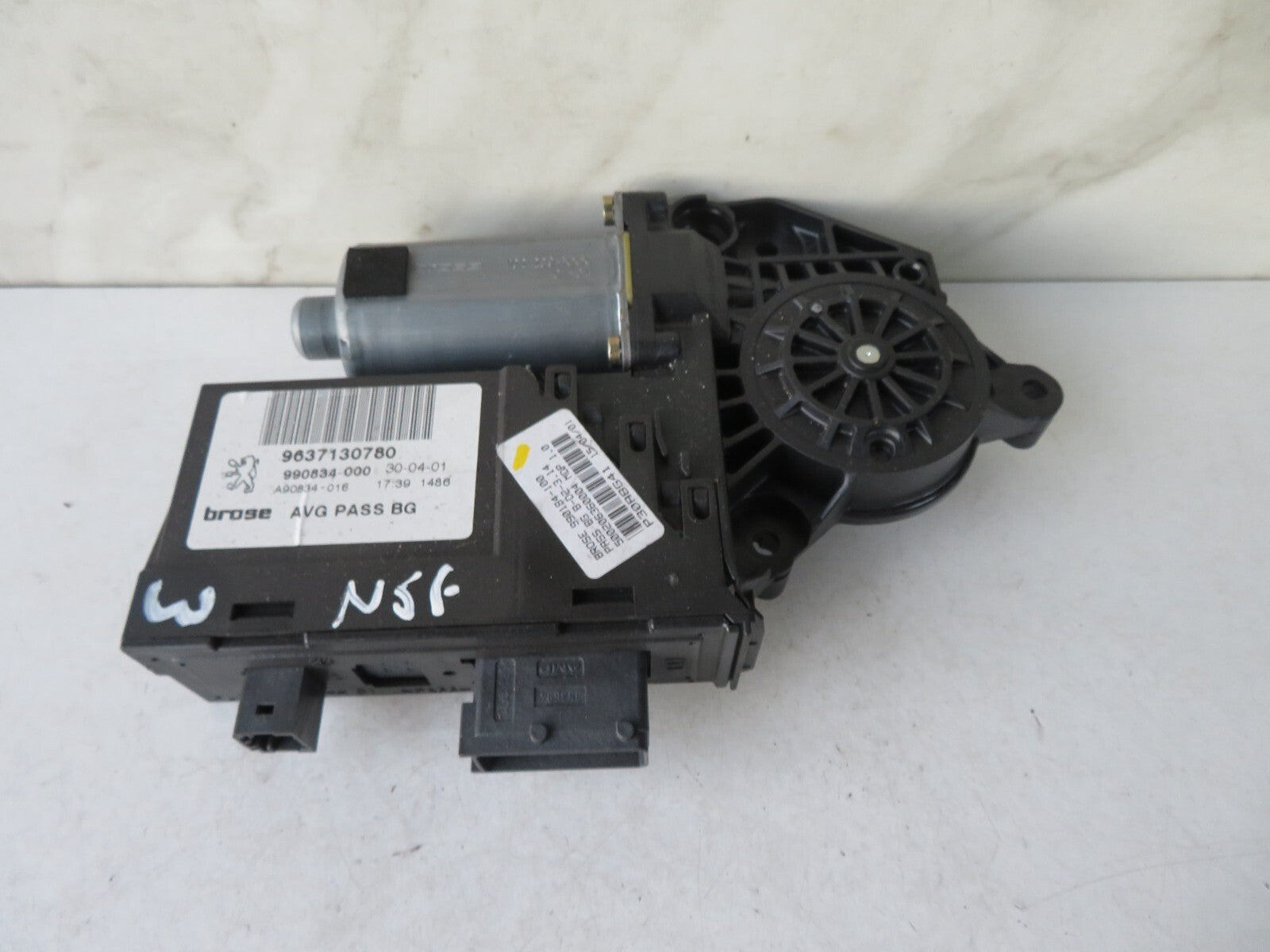 PEUGEOT 307 NSF WINDOW MOTOR 9637130780 2001-2008 AMS1538-3