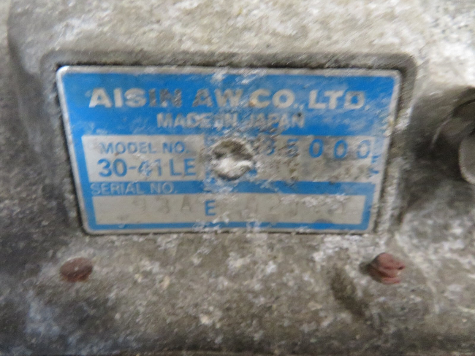 LEXUS SOARER 4.0 V8 AUTOMATIC GEARBOX WITH TORQUE CONVERTER 30-41LE 35000