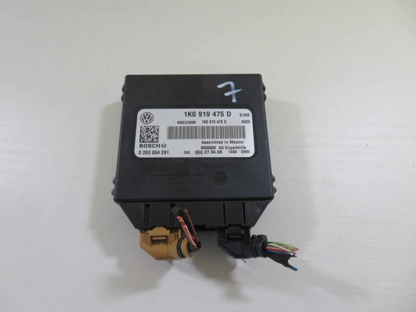 VOLKSWAGEN VW TOURAN REAR PARKING SENSOR MODUE 1K0919475D 2003-2009 1347-7