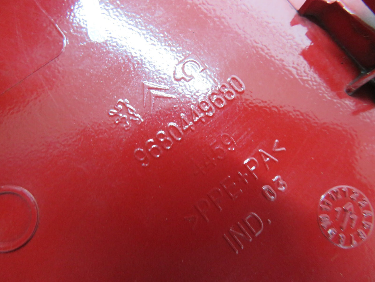 CITROEN BERLINGO MK2 FUEL FLAP COVER RED 2008-2018 1700-14