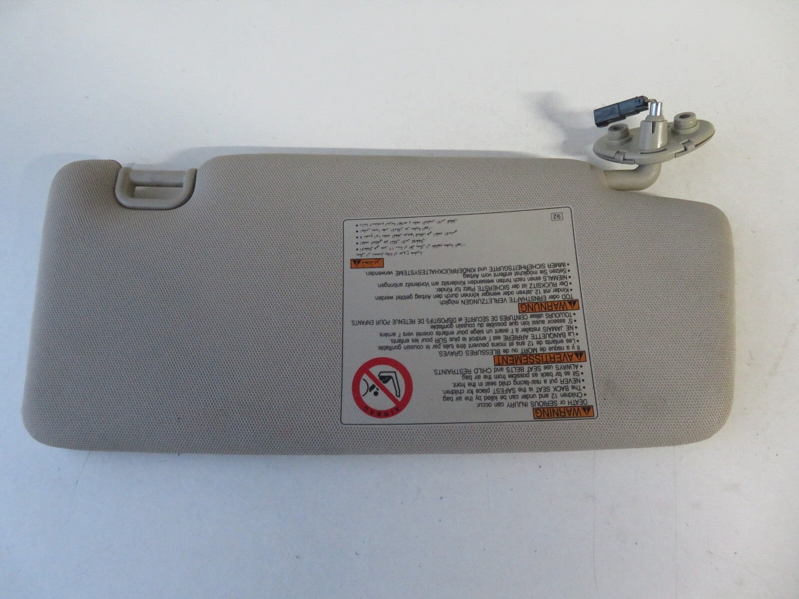 SUBARU LEGACY ESTATE NS PASSENGER SUN VISOR 2003-2009 AMS1559-1