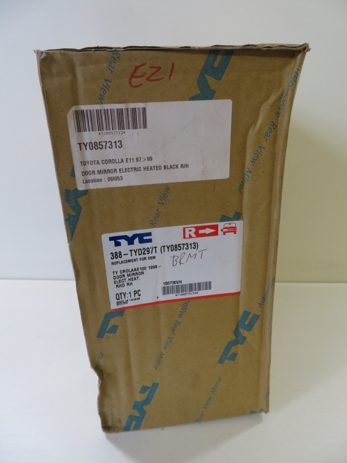 OS RH TYC 388-TYD297T DOOR WING MIRROR FOR TOYOTA COROLLA 1999-2002 BRMT