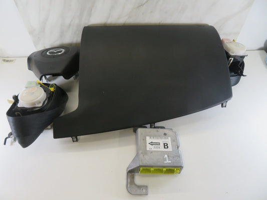 MAZDA 5 MPV DASHBOARD AIR / /BAG KIT STEERING WHEEL SEAT BELTS 2005-2010 A1414-1
