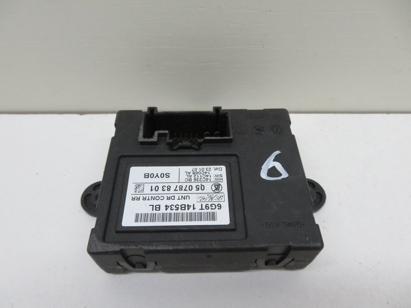 FORD GALAXY MK3 OSR RIGHT REAR DOOR MODULE 6G9T-14B534-BL 2006-2014 1556-6