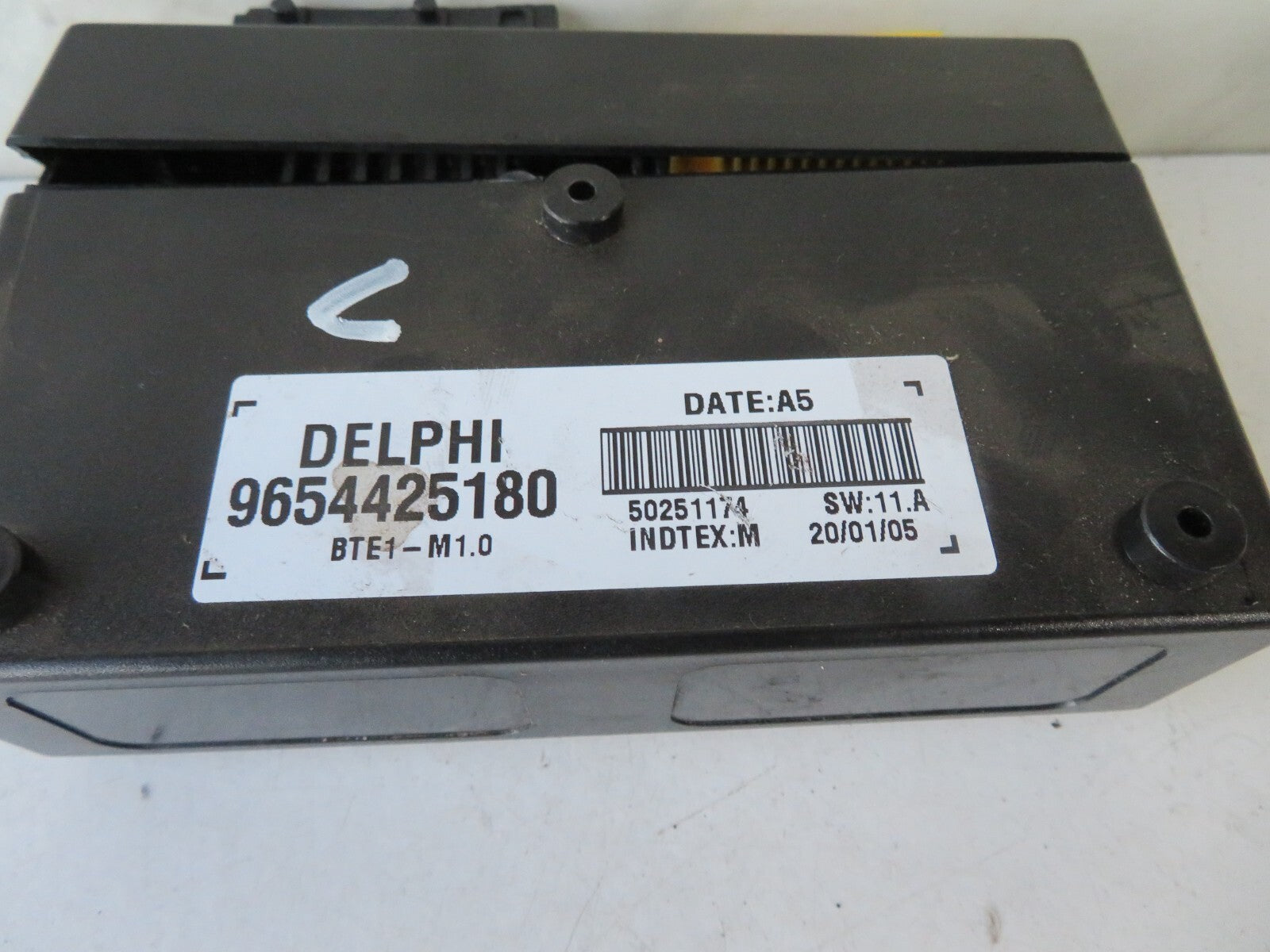 PEUGEOT 307CC ROOF CONTROL ECU 9654425180 2003-2008 MIX1605-7