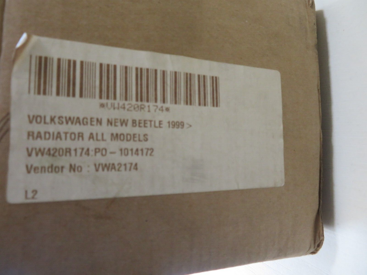 ENGINE COOLING RADIATOR FOR VW BEETLE VWA2174 1999-2004