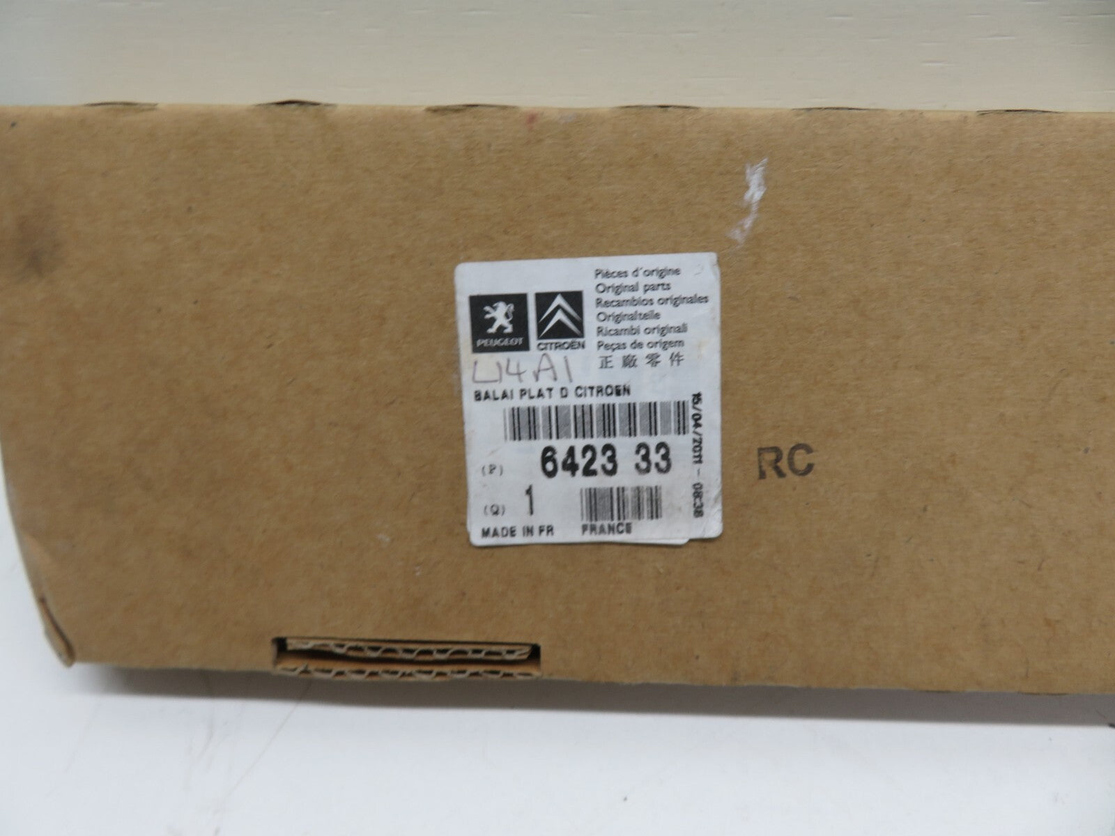 PSA PEUGEOT BIPPER CITROEN NEMO WIPER BLADE 642333