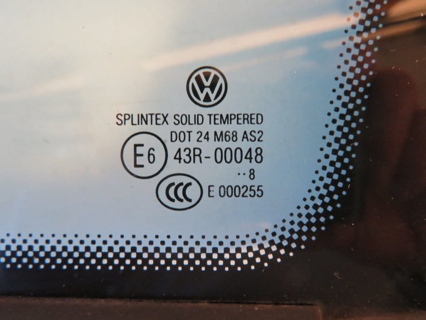 VOLKSWAGEN VW TOURAN NSF QUARTER GLASS 2003-2010 AMS1452-20