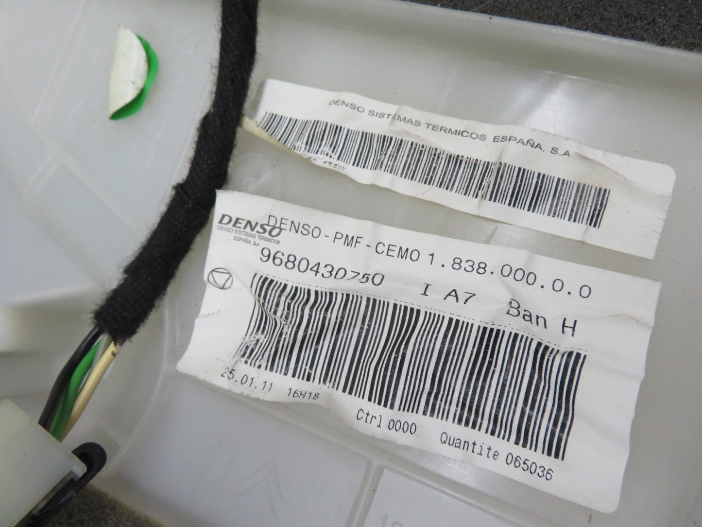 CITROEN BERLINGO MK2 ROOF HEATER BLOWER MOTOR 9680430780 2008-2014 1336-4