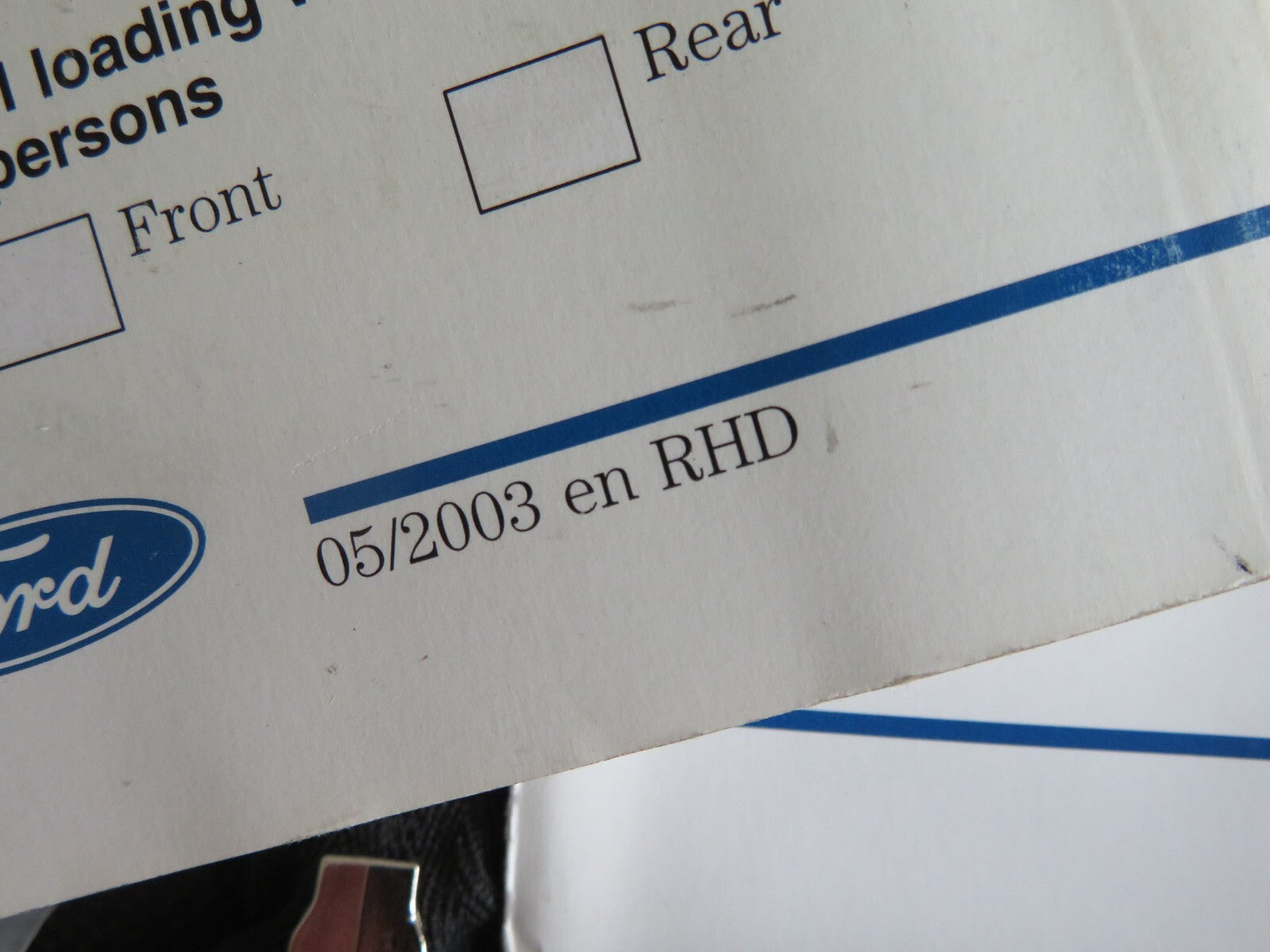 FORD FOCUS C-MAX OWNERS MANUAL WITH FOLDER 2003-2006 HM3-8