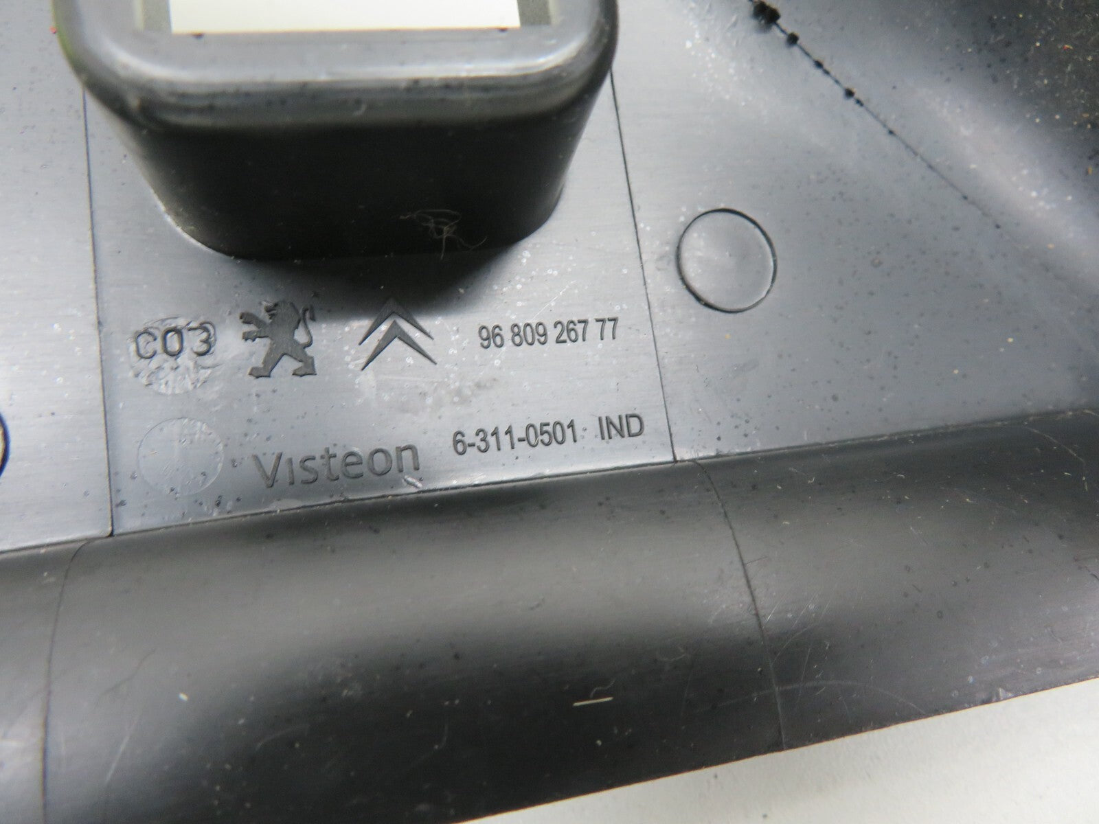 CITROEN BERLINGO MK2 OS DRIVER DASHBOARD END CAP 2008-2014 1336-3