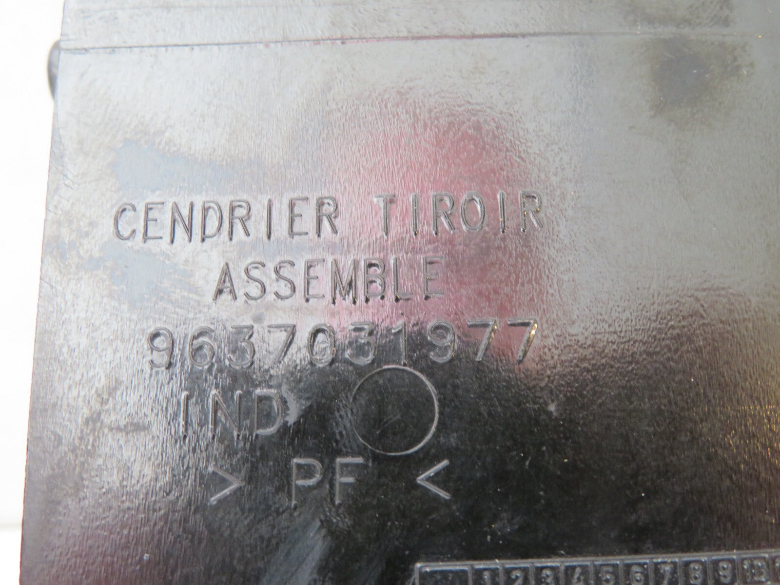 PEUGEOT 307CC INTERIOR ASH TRAY 2003-2007 AMS1548