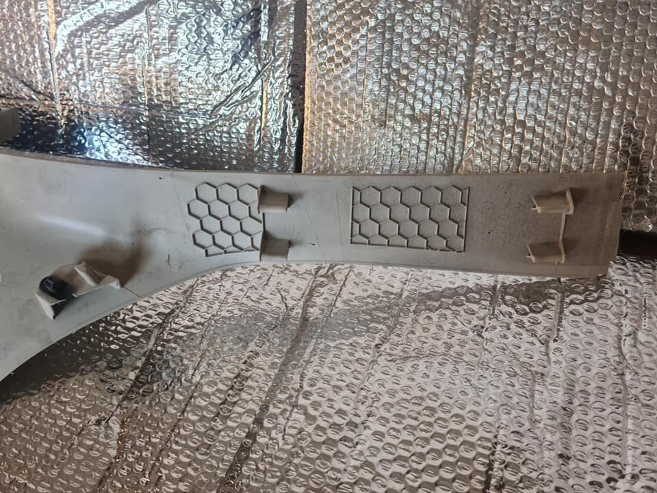 FORD KA NS PASSENGER REAR PILLAR TRIM PARCEL SHELF TRIM (SEE PHOTOS) 2008-2016