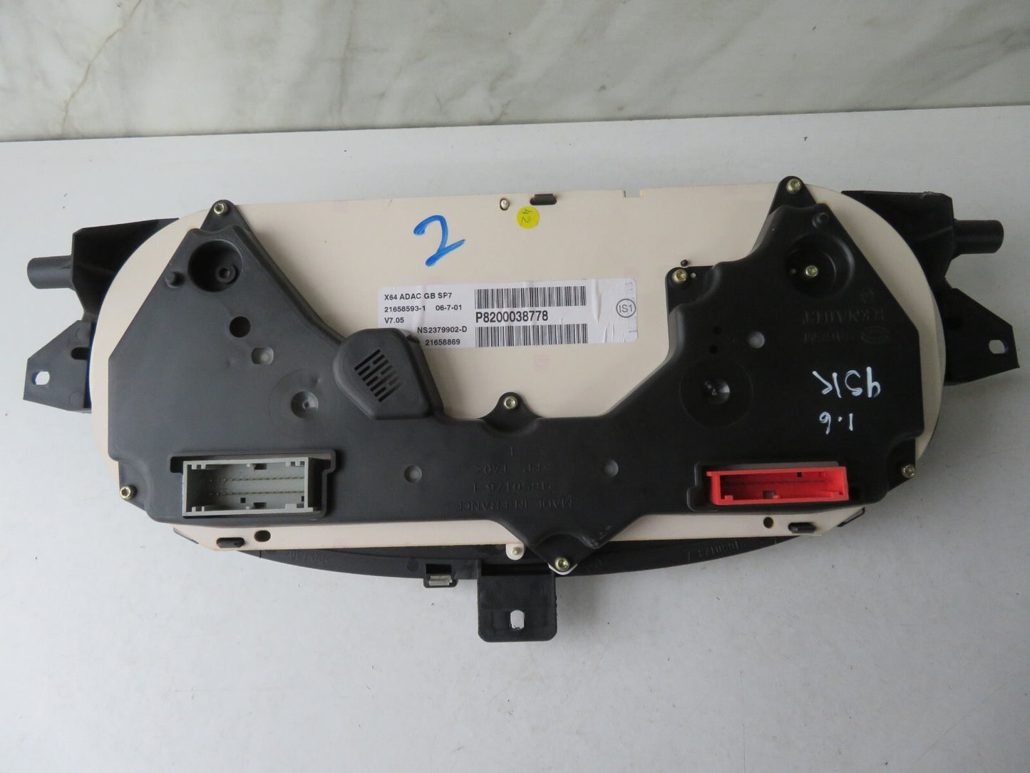 RENAULT MEGANE MK1 INSTRUMENT SPEEDO CLUSTER 8200038778 1999-2002 A1117-2