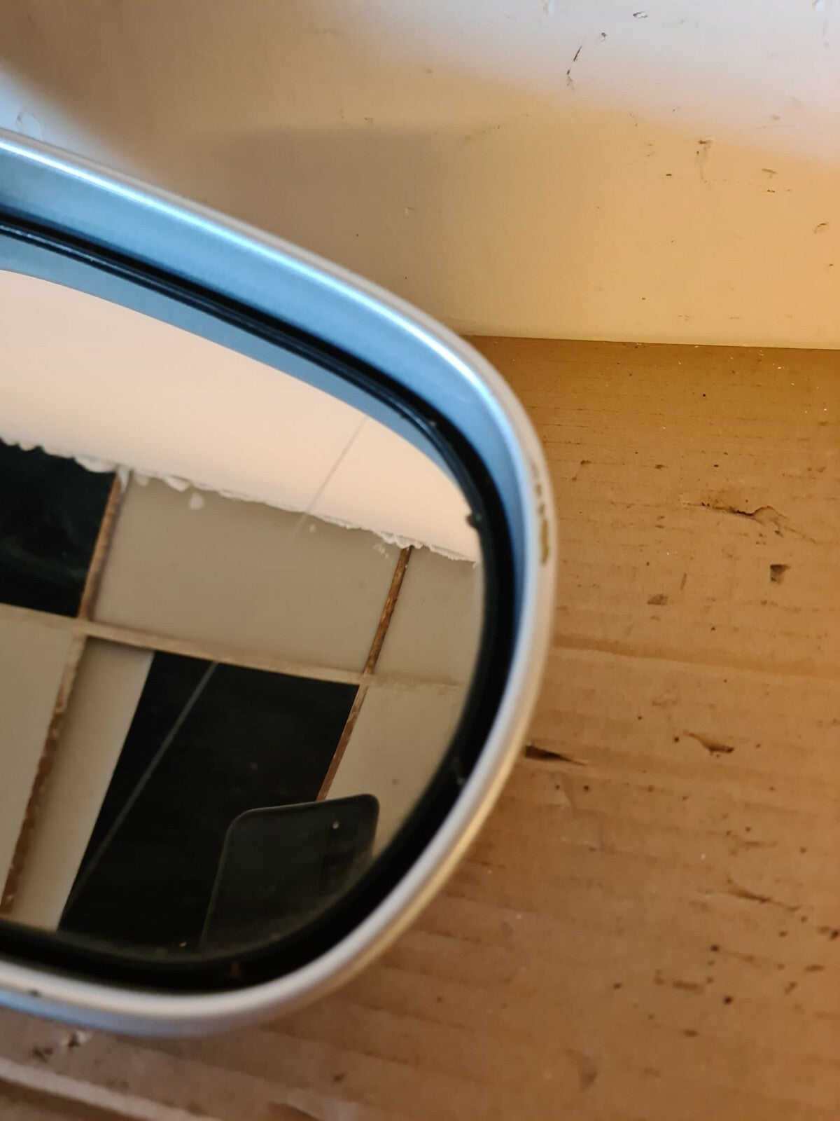 MAZDA MPV OS DRIVER SIDE DOOR WING MIRROR IN SILVER 2004-2009 A51