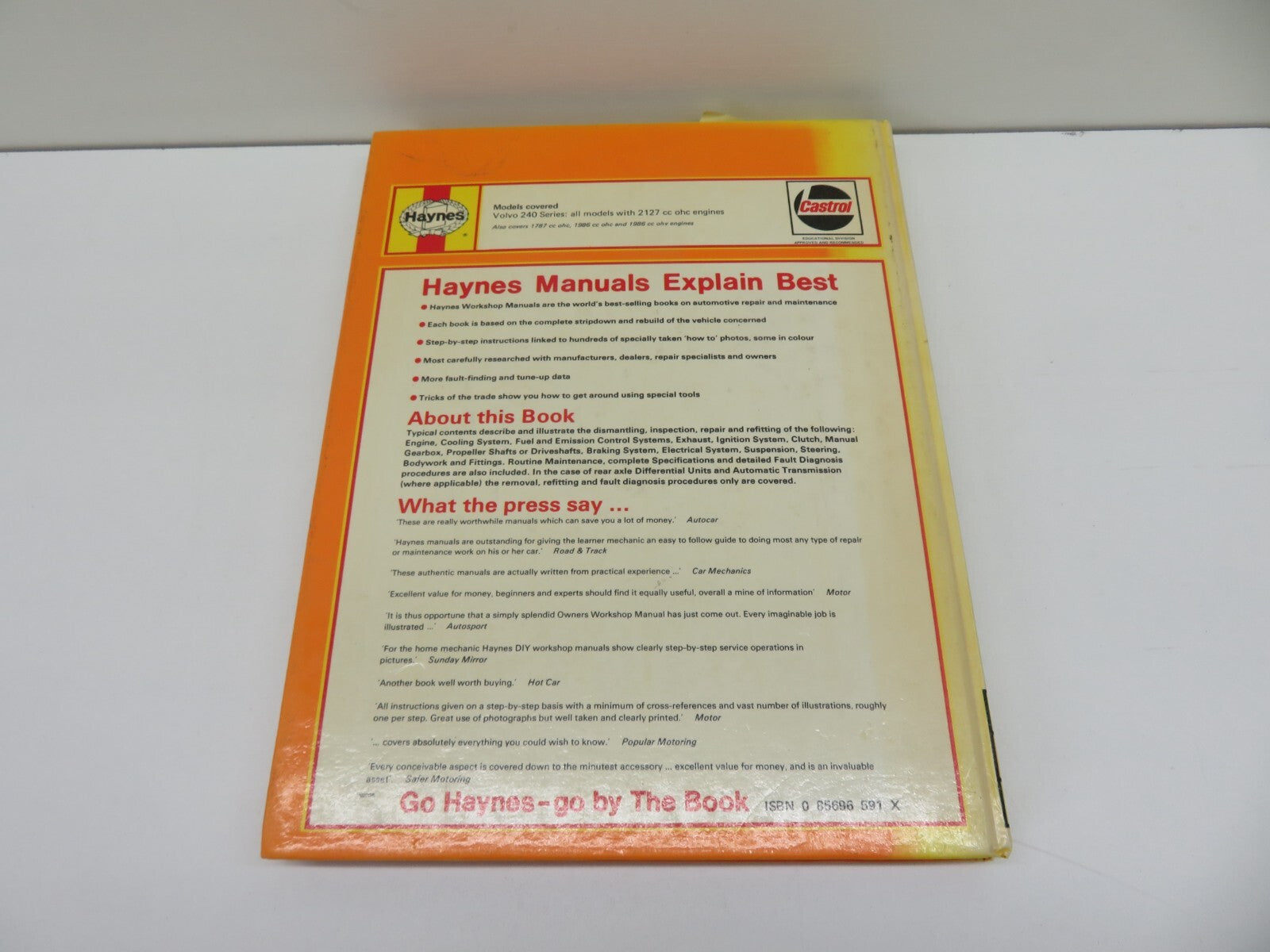 VOLVO 240 HAYNES OWNERS WORKSHOP MANUAL 1974-1980