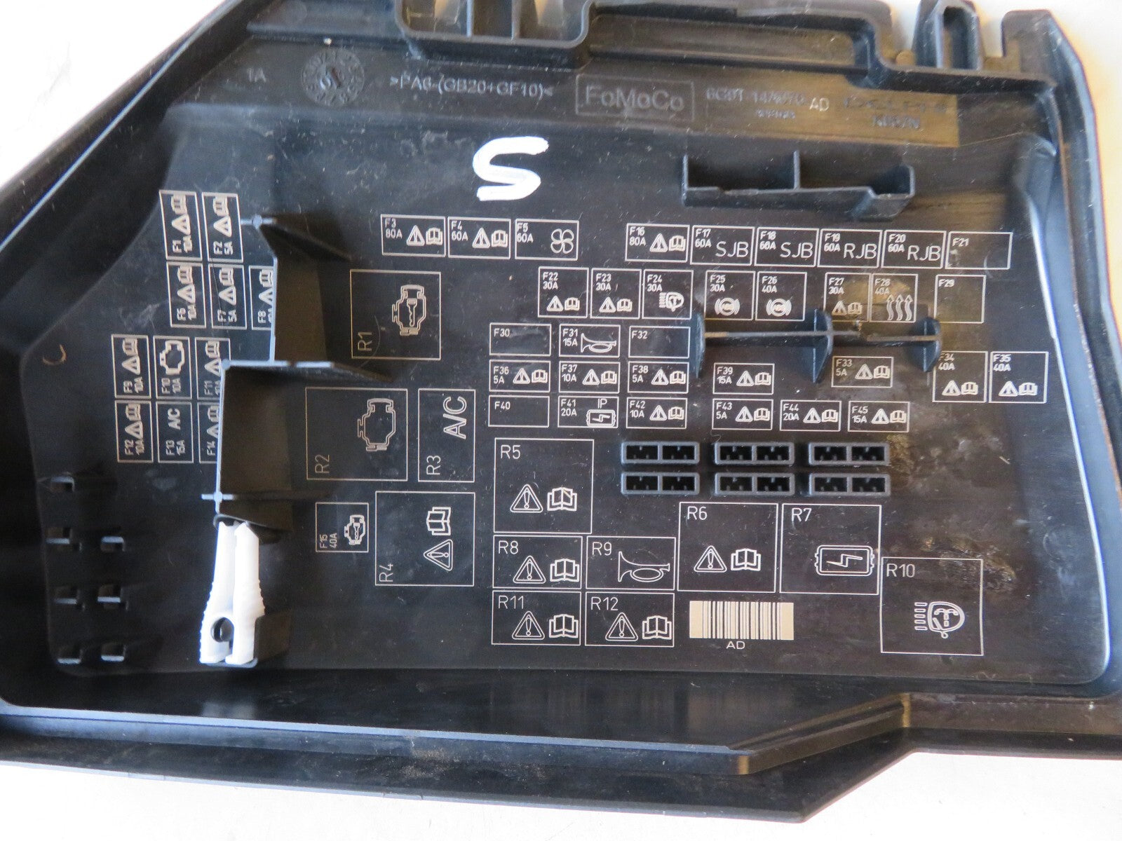 FORD GALAXY MK3 ENGINE BAY FUSE BOX COVER 6G9T-14A076-AD 2007-2010 AM1006-5