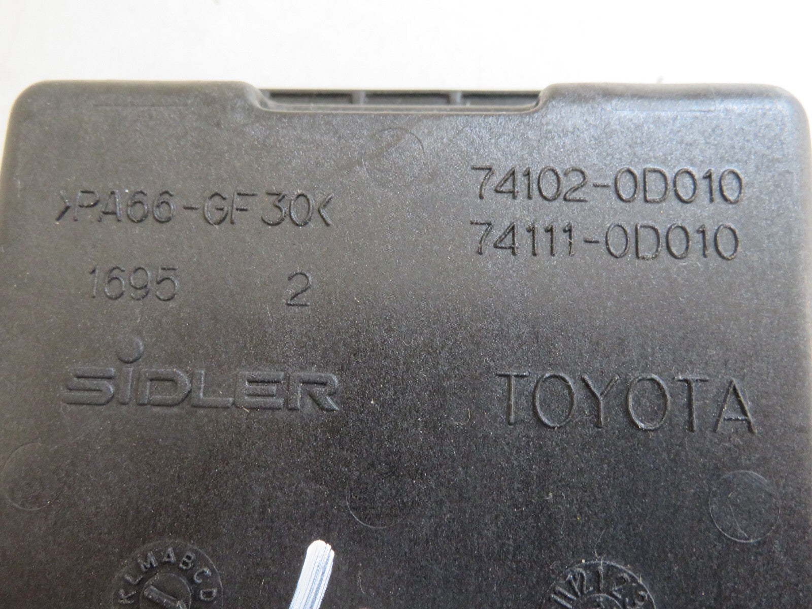 TOYOTA YARIS MK1 ASHTRAY 74102-0D010 1999-2005 AM1355-4