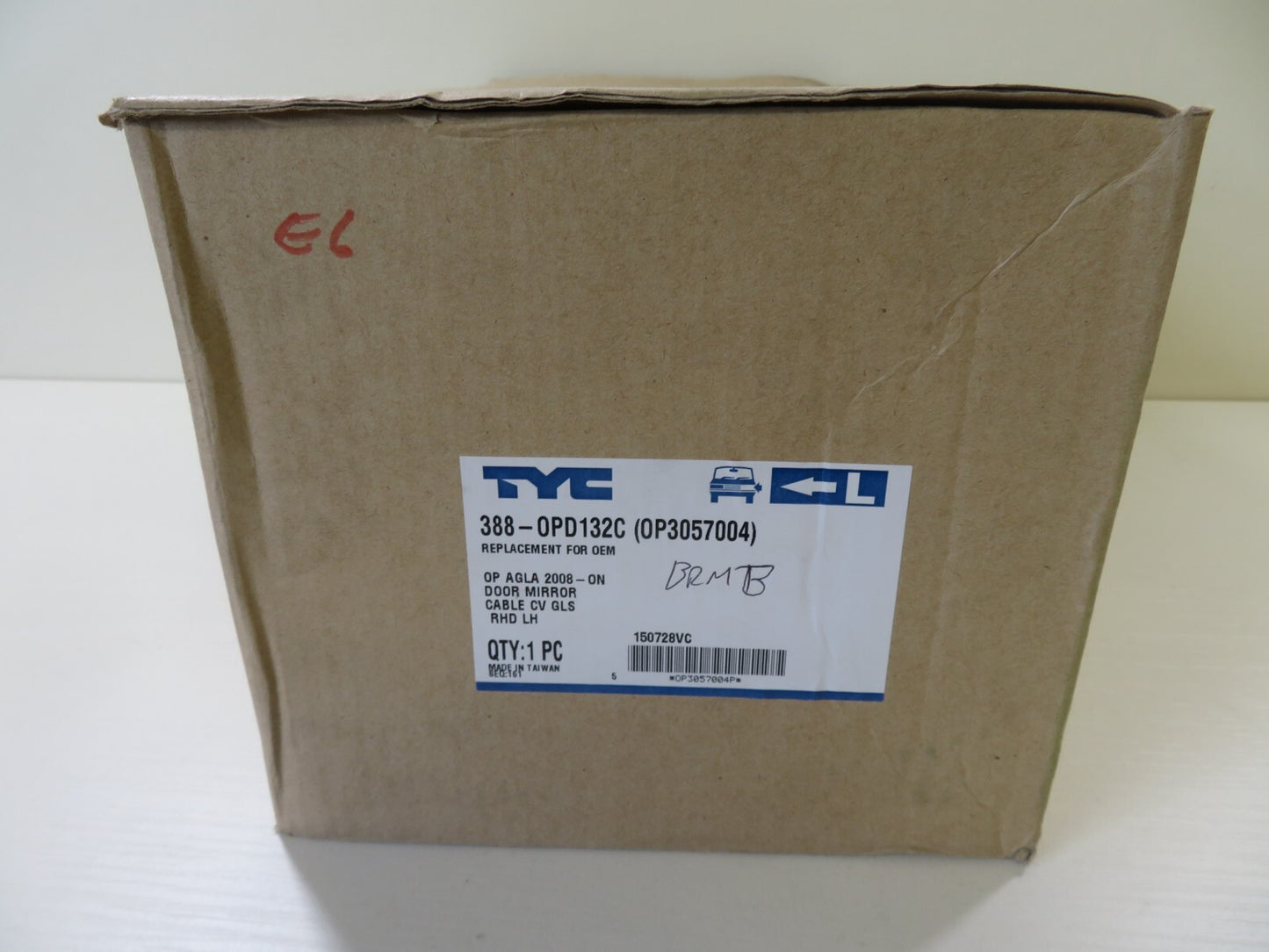 NS LH PASSENGER DOOR WING MIRROR FOR VAUXHALL AGILA B 2008-2014 BRMB