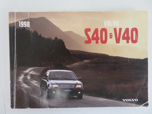 VOLVO V40 OWNERS MANUAL WITH FOLDER 1995-2004 AMS-1