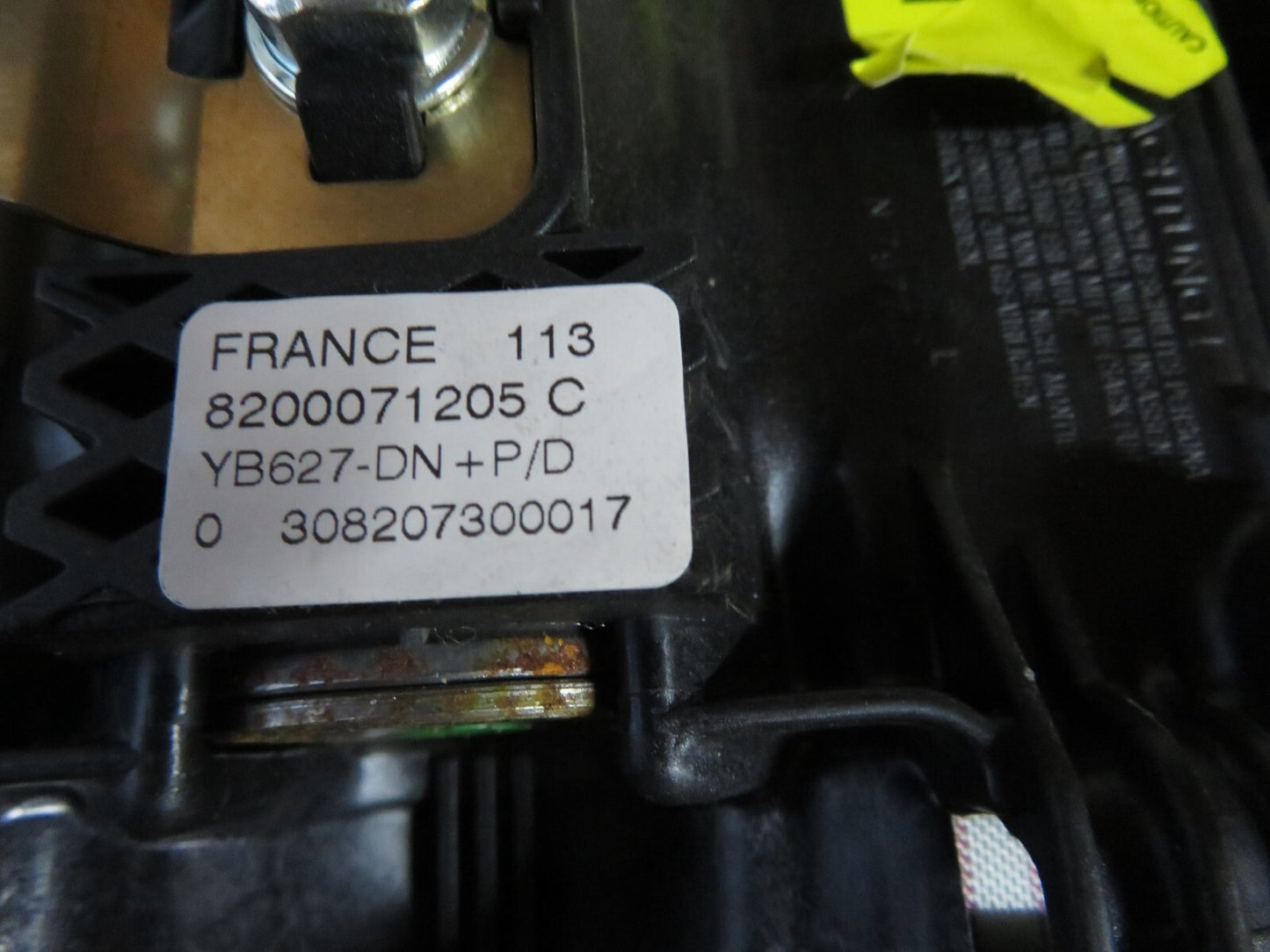 RENAULT LAGUNA ESTATE STEERING WHEEL AIR BAG 8200071205C 2001-2005 AMS1433-18