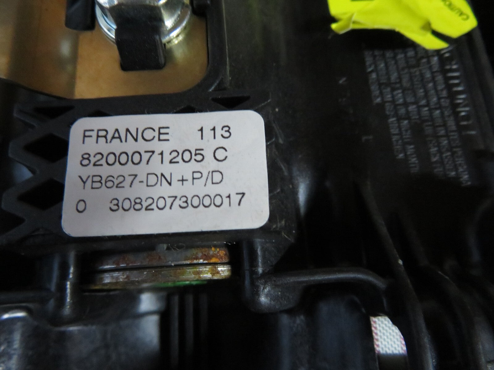 RENAULT LAGUNA ESTATE STEERING WHEEL AIR BAG 8200071205C 2001-2005 AMS1433-18