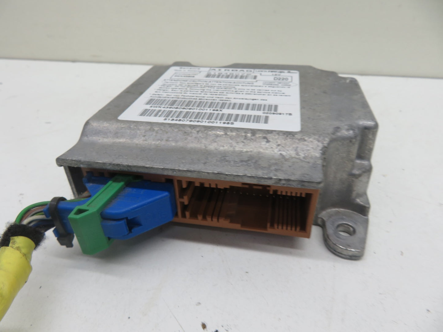 FIAT 500 AIR BAG CONTROL MODULE ECU 51848079 2010-2013 1609-5