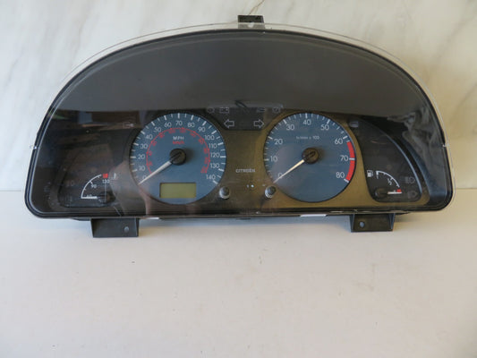 CITROEN XSARA PICASSO INSTRUMENT SPEEDO CLUSTER 9639708880B 2000-2007 AS1547