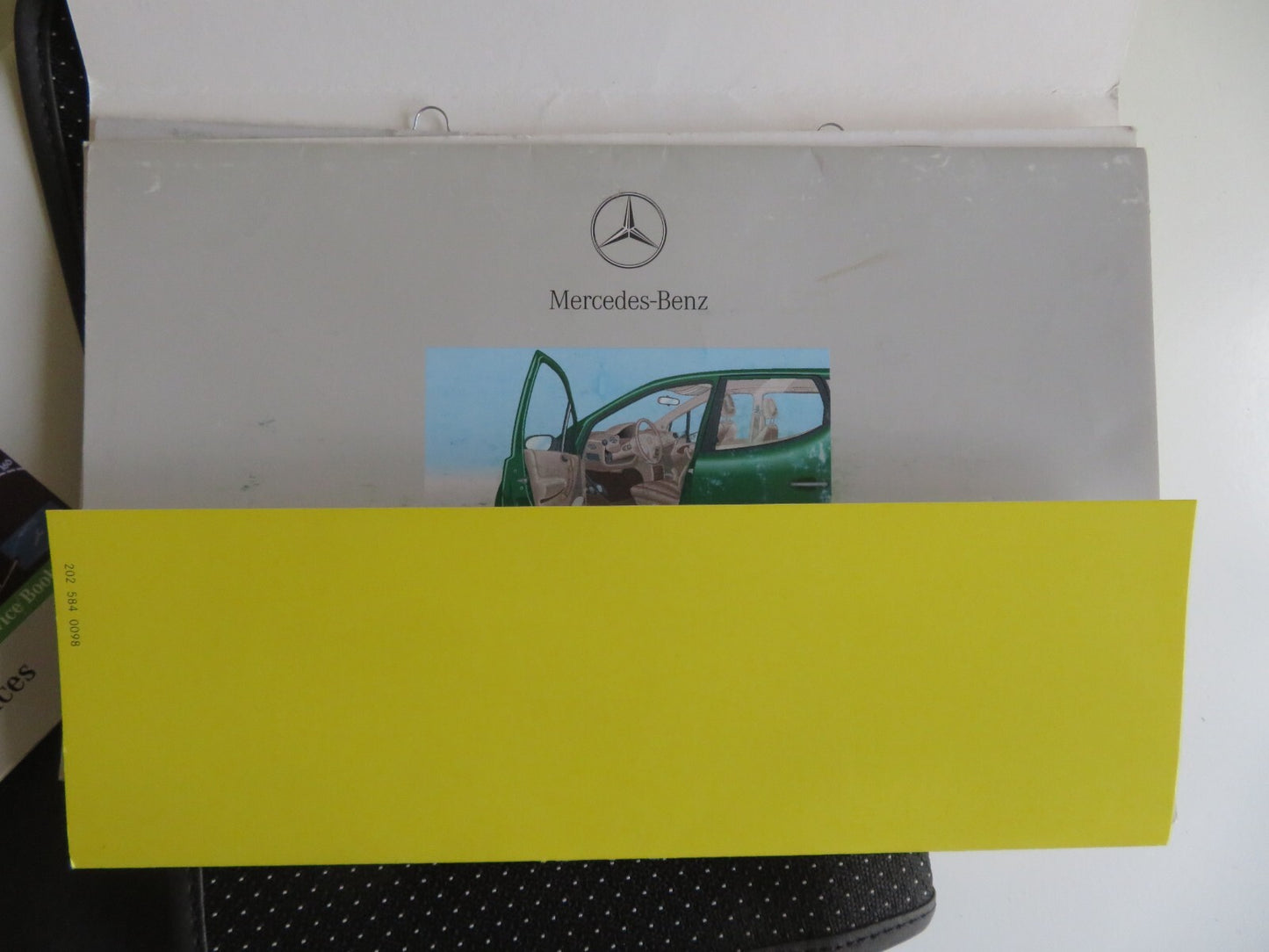 MERCEDES A CLASS OWNERS MANUAL 2001-2004 HM1-16