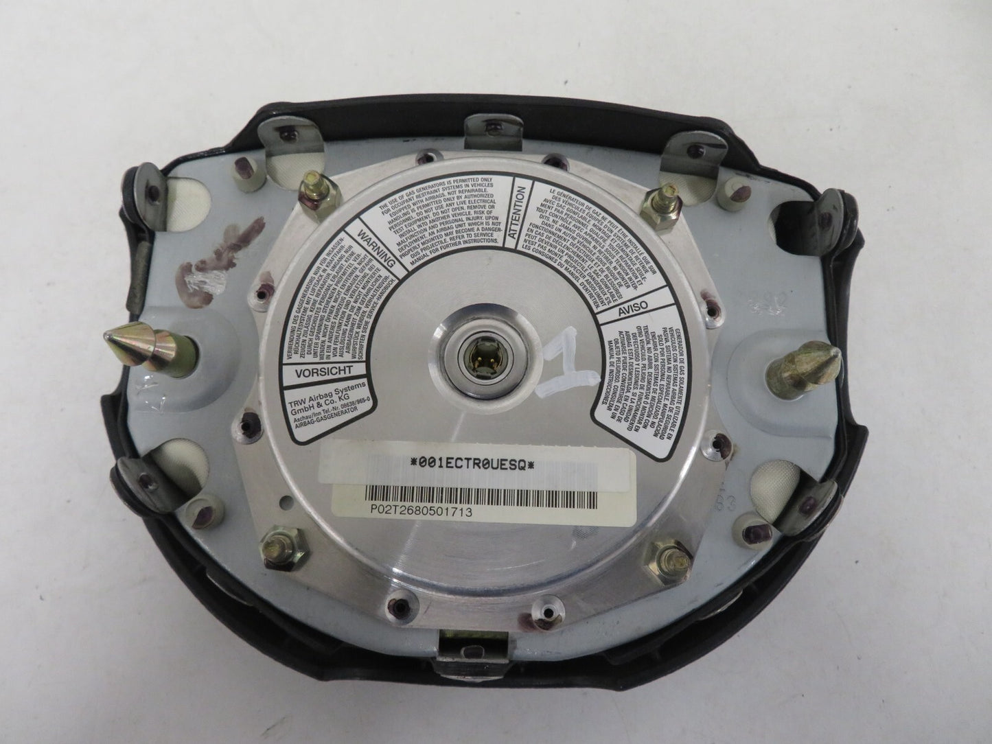 VOLKSWAGEN VW BEETLE STEERING WHEEL AIR BAG 1998-2005 1614-1