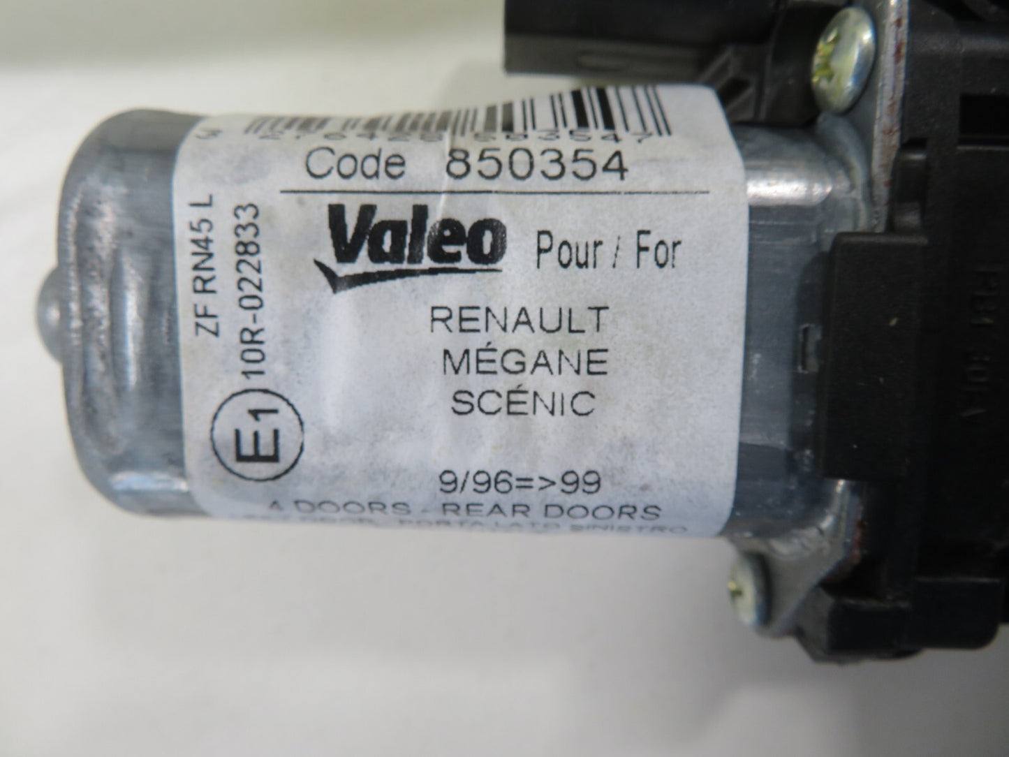 NSR LEFT REAR WINDOW REGULATOR MOTOR VALEO FITS RENAULT MEGANE SCENIC 96-01 #RST