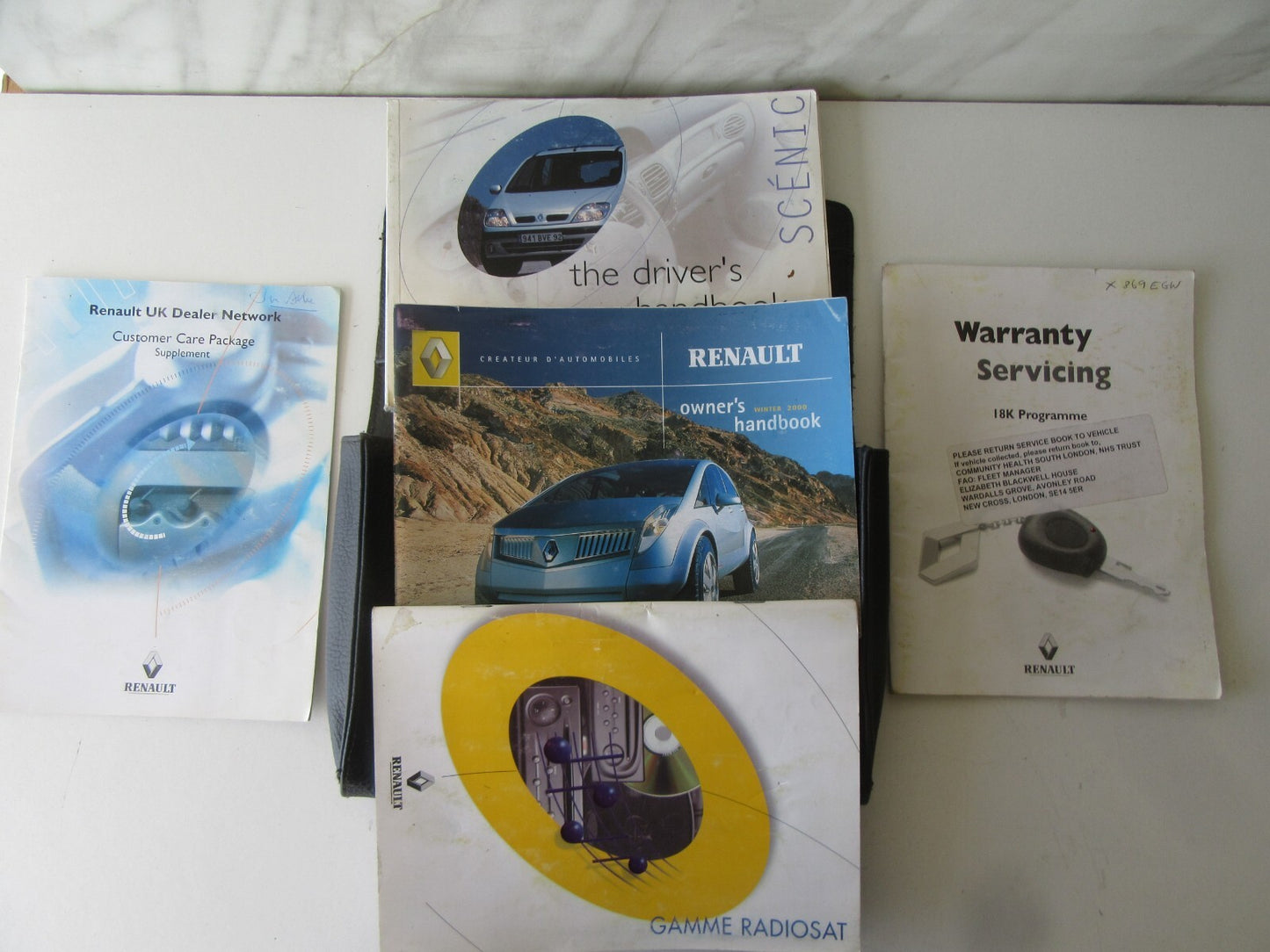 RENAULT SCENIC MK1 OWNERS MANUAL WITH FOLDER 1999-2003 AMS1418-2