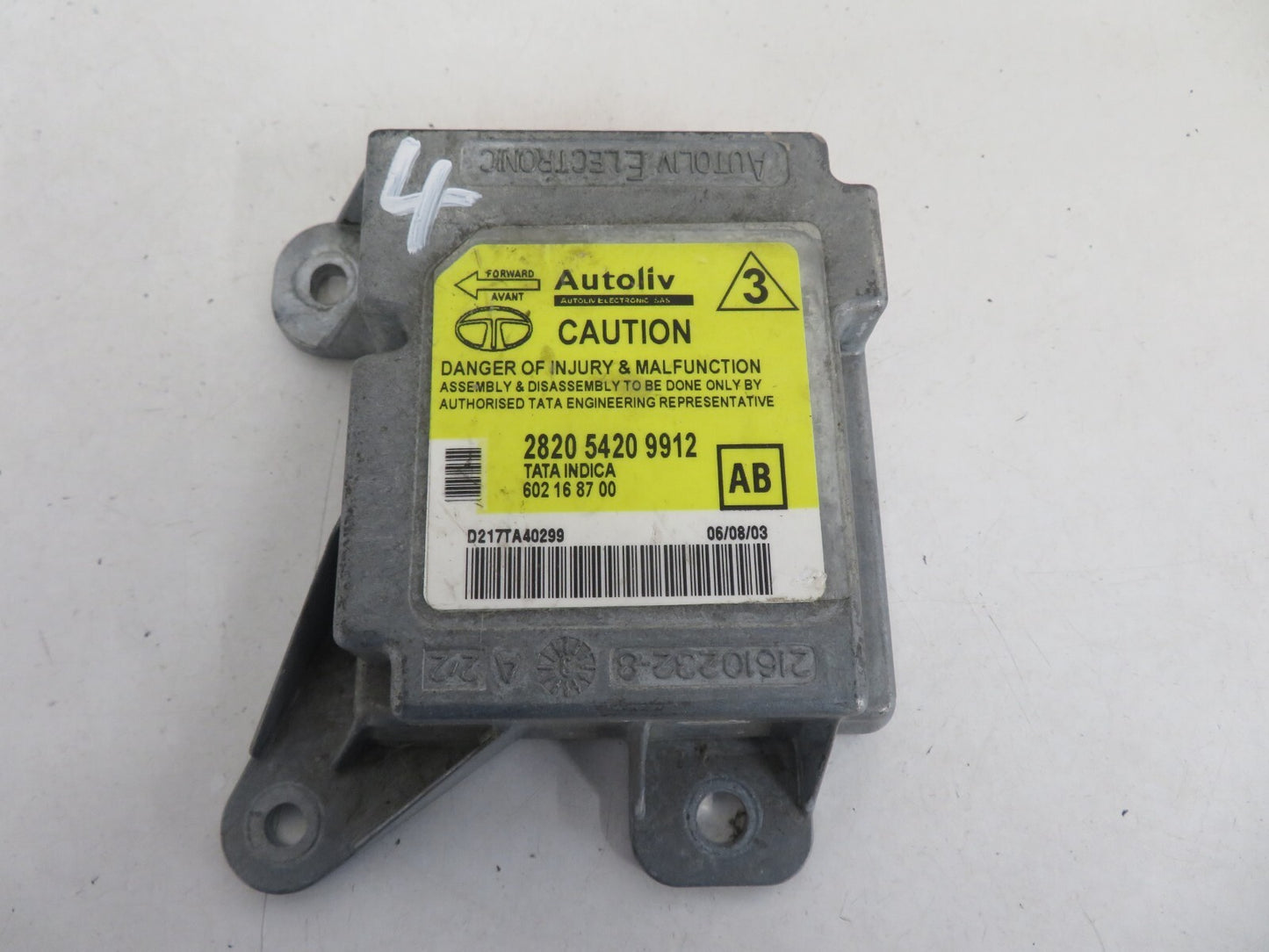 ROVER CITY ROVER AIR BAG CONTROL MODULE 282054209912 2003-2005 1642-4