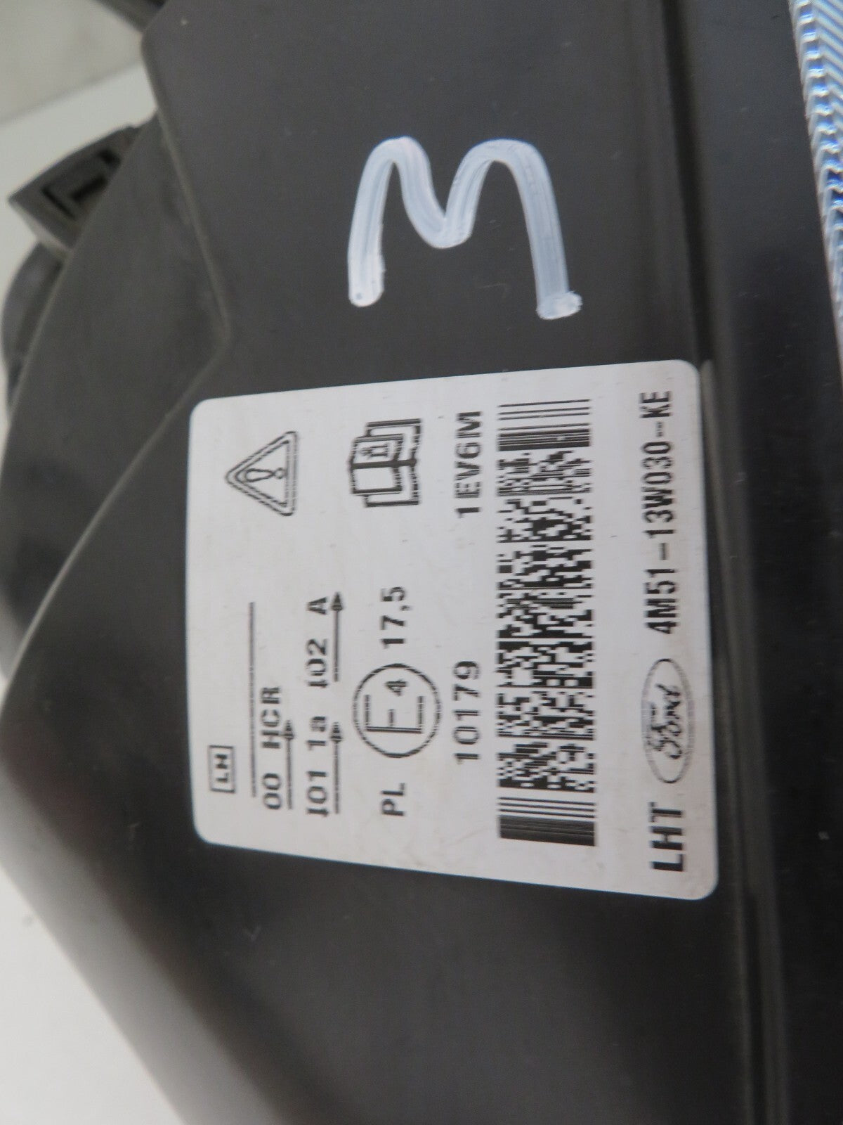 FORD FOCUS CC NS PASSENGER HEADLIGHT 4M51-13W030-KE 2006-2010 AM1237-3