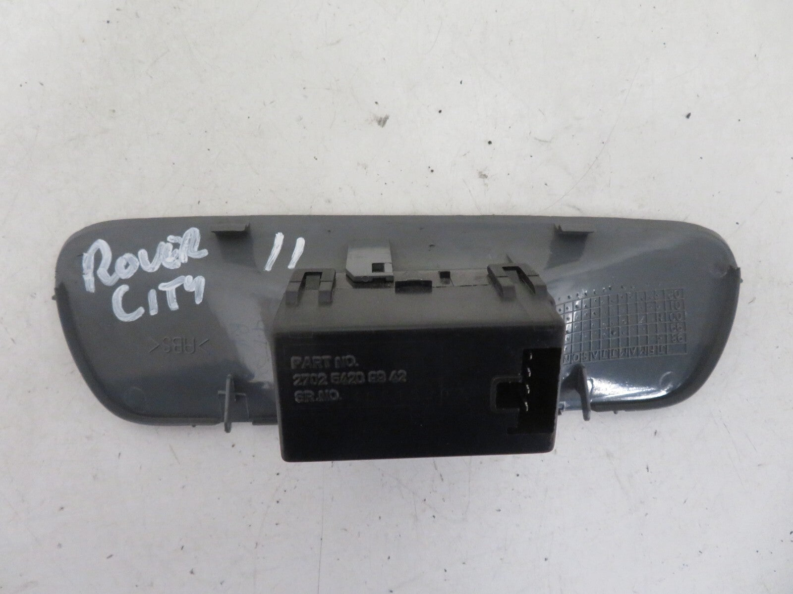 ROVER CITY ROVER INTERIOR CLOCK 270254209942 MISC1616-11