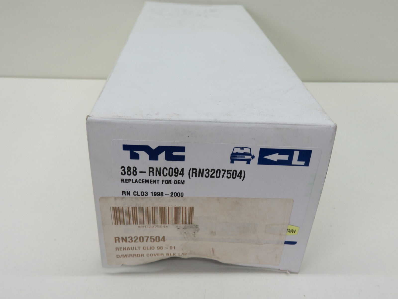 NS PASSENGER DOOR WING MIRROR COVER FOR RENAULT CLIO 1998-2000 RN3207504