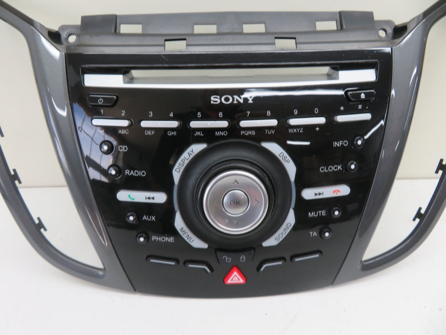 FORD C MAX RADIO CONTROL FASCIA TRIM SONY AM5T-18K811-DF37CE 2011-2015 1691-2