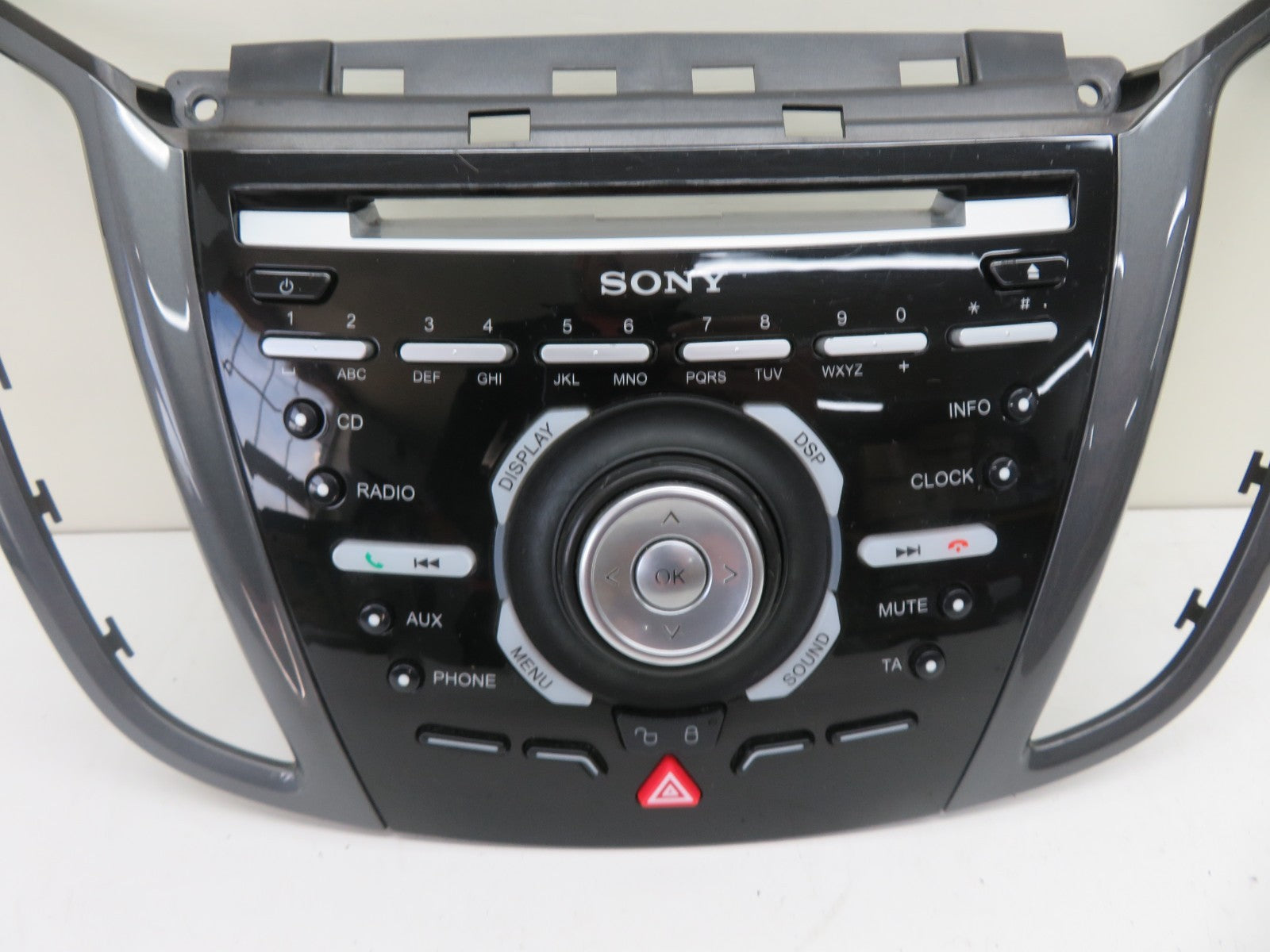FORD C MAX RADIO CONTROL FASCIA TRIM SONY AM5T-18K811-DF37CE 2011-2015 1691-2