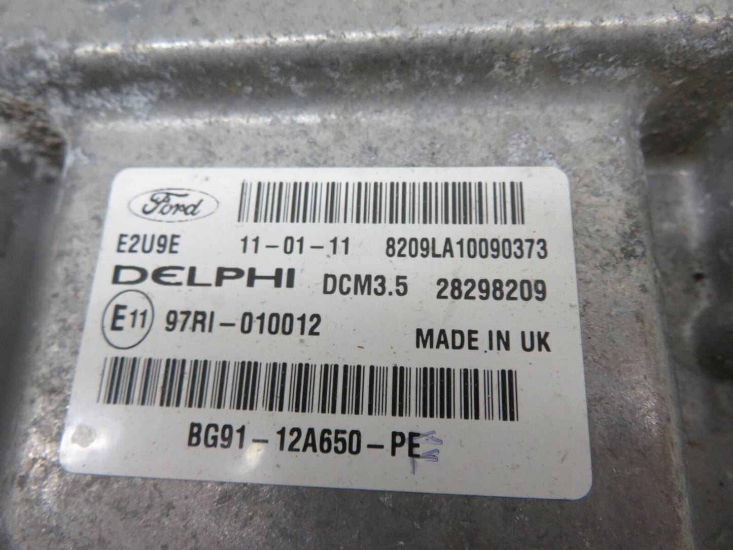 FORD SMAX 2.0 TDCI ENGINE ECU BG91-12A650-PF 2006-2014 #1437-3