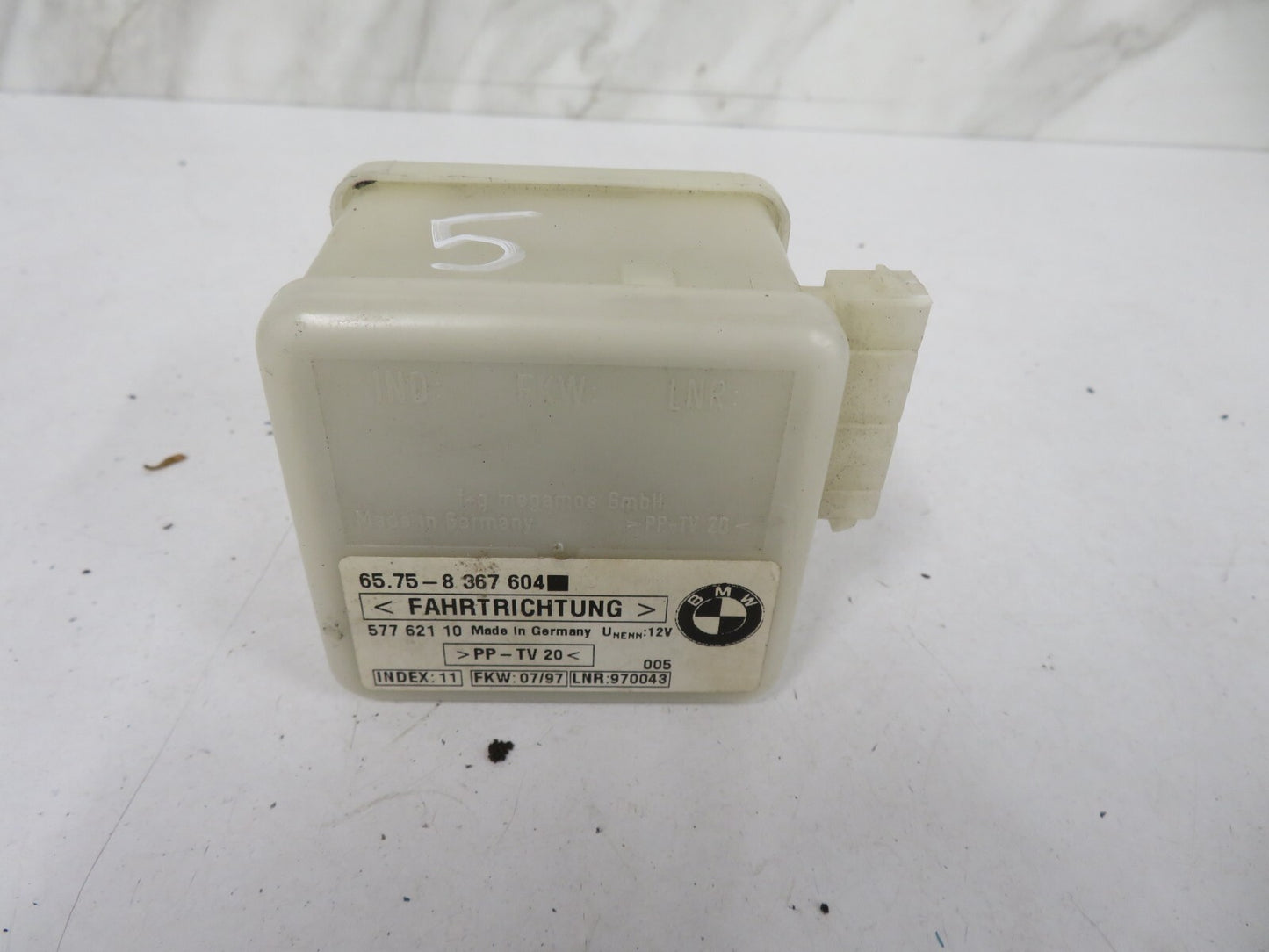 BMW 5 SERIES E39 ALARM SENSOR CONTROL UNIT 8367604 1995-2004 1507-5
