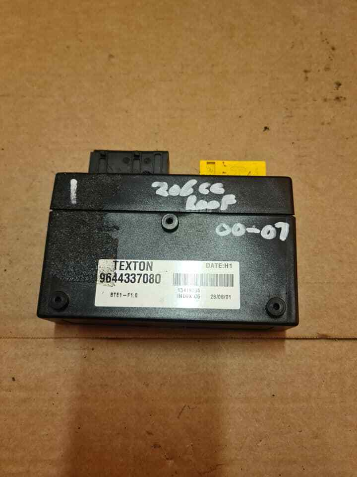PEUGEOT 206 ROOF CONTROL MODULE 9644337080 00-07 A71-1
